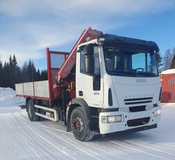 бортовой грузовик IVECO Eurocargo 180E28 Flatbed + crane Fassi F235AXP.26 + RC