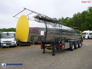 битумная цистерна Crane Fruehauf Bitumen tank inox 28 m3 / 1 comp