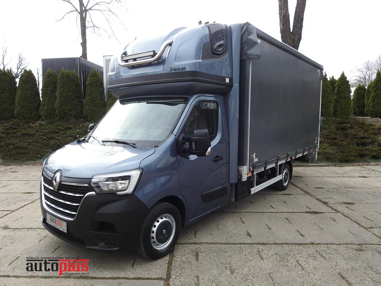 тентованный грузовик < 3.5т Renault MASTER PLANDEKA 10 PALET WEBASTO TEMPOMAT KLIMATYZACJA LEDY  165