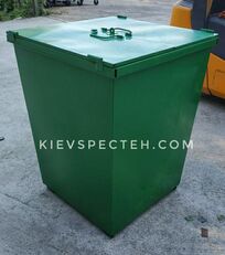 новый контейнер для мусора Контейнер с крышкой 750 л Бак для мусора метал 2 мм