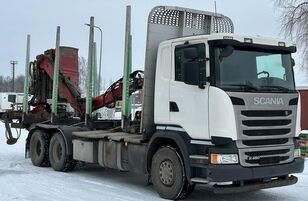 лесовоз Scania R450 6x4 + loglift