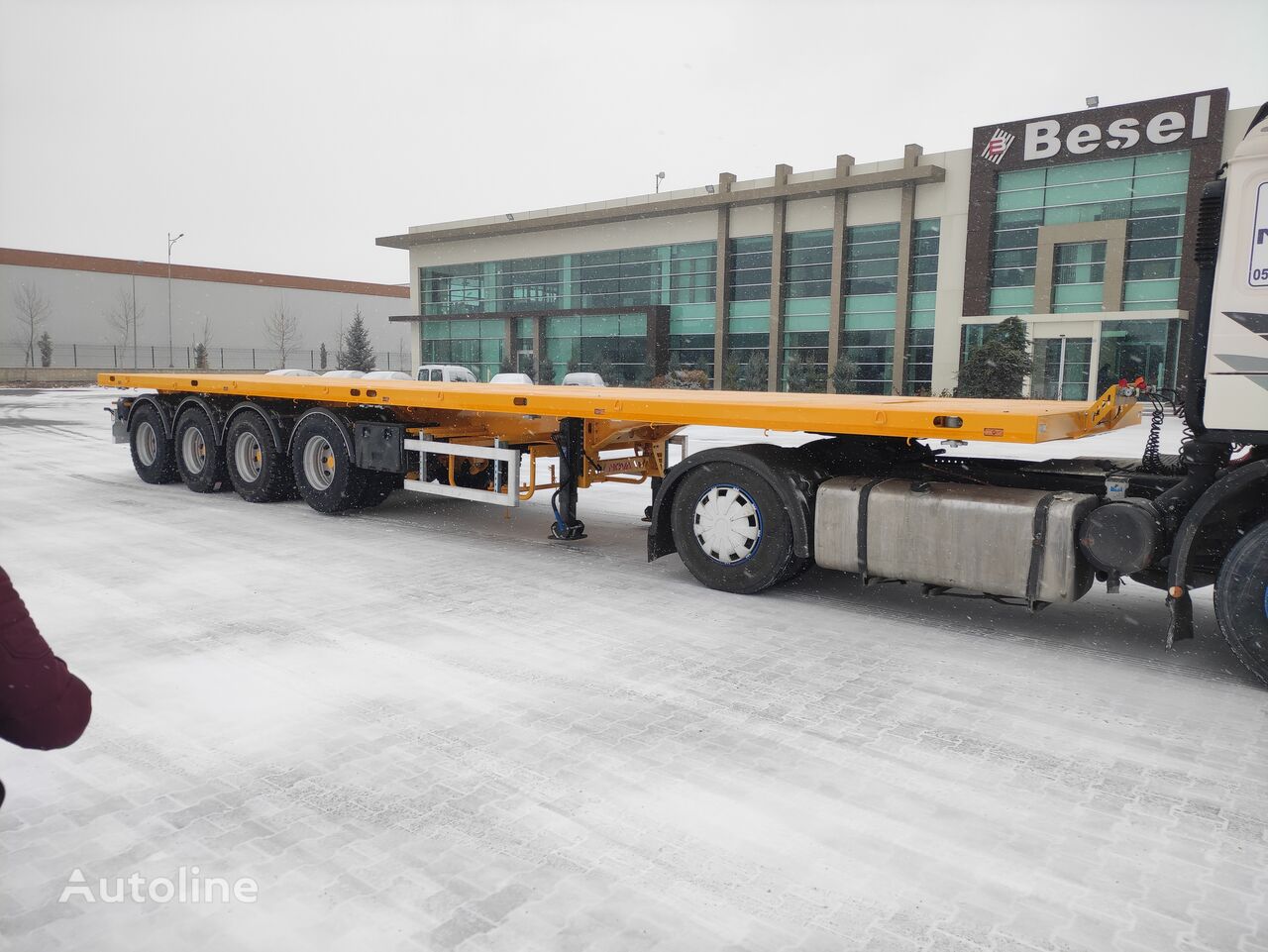 новый полуприцеп платформа Nova New Platform Semi Trailer for Dry cargo