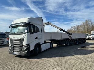 полуприцеп платформа Pacton TTD454 NL Trailer 2X liftaxle 2x steeraxle BPW | Kennis 14000 cr