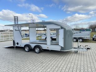 новый прицеп автовоз Debon C1000 van cargo 3500 kg closed car trailer 500x200cm 2x doors