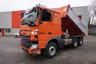 самосвал DAF XF106-460 / INTARDER / 6X4 / RUNNING / AUTOMATIC / PARK-COOL / E после аварии