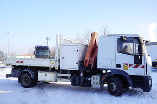 самосвал IVECO Eurocargo 120E18 Crane Palfinger / 3-way tipper / sleeper cab