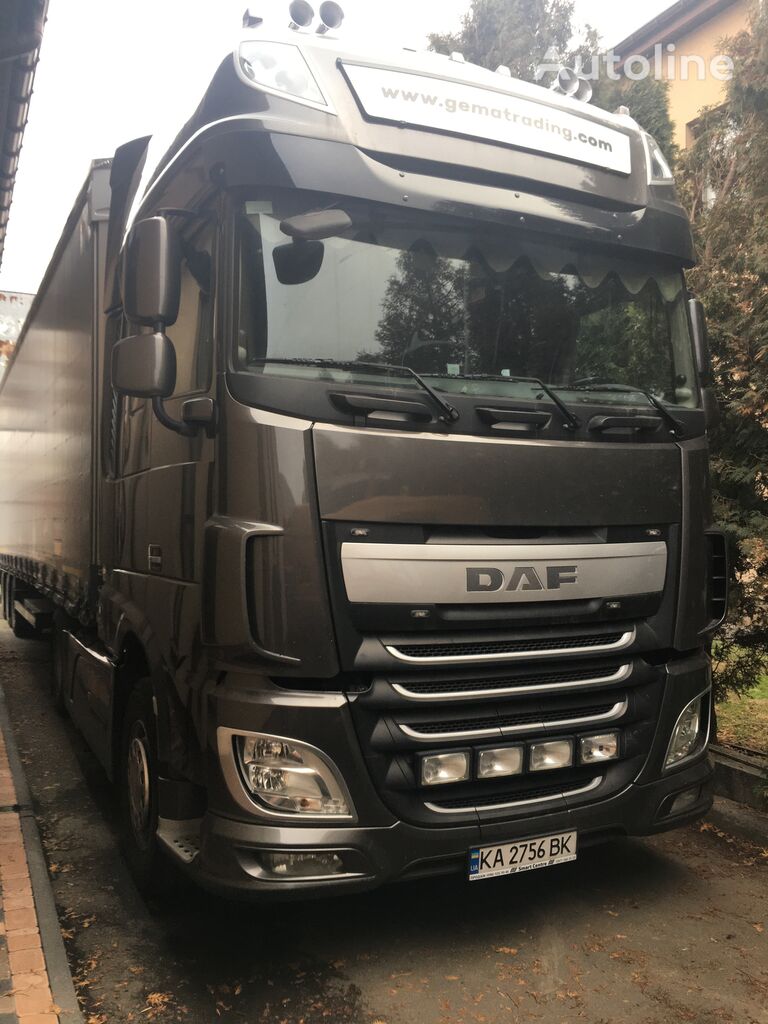 тягач DAF XF460FT + полуприцеп тентованный