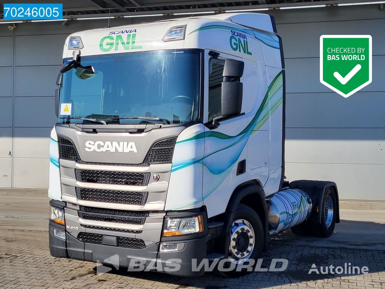 тягач Scania R410 4X2 Retarder LNG 2x Tanks