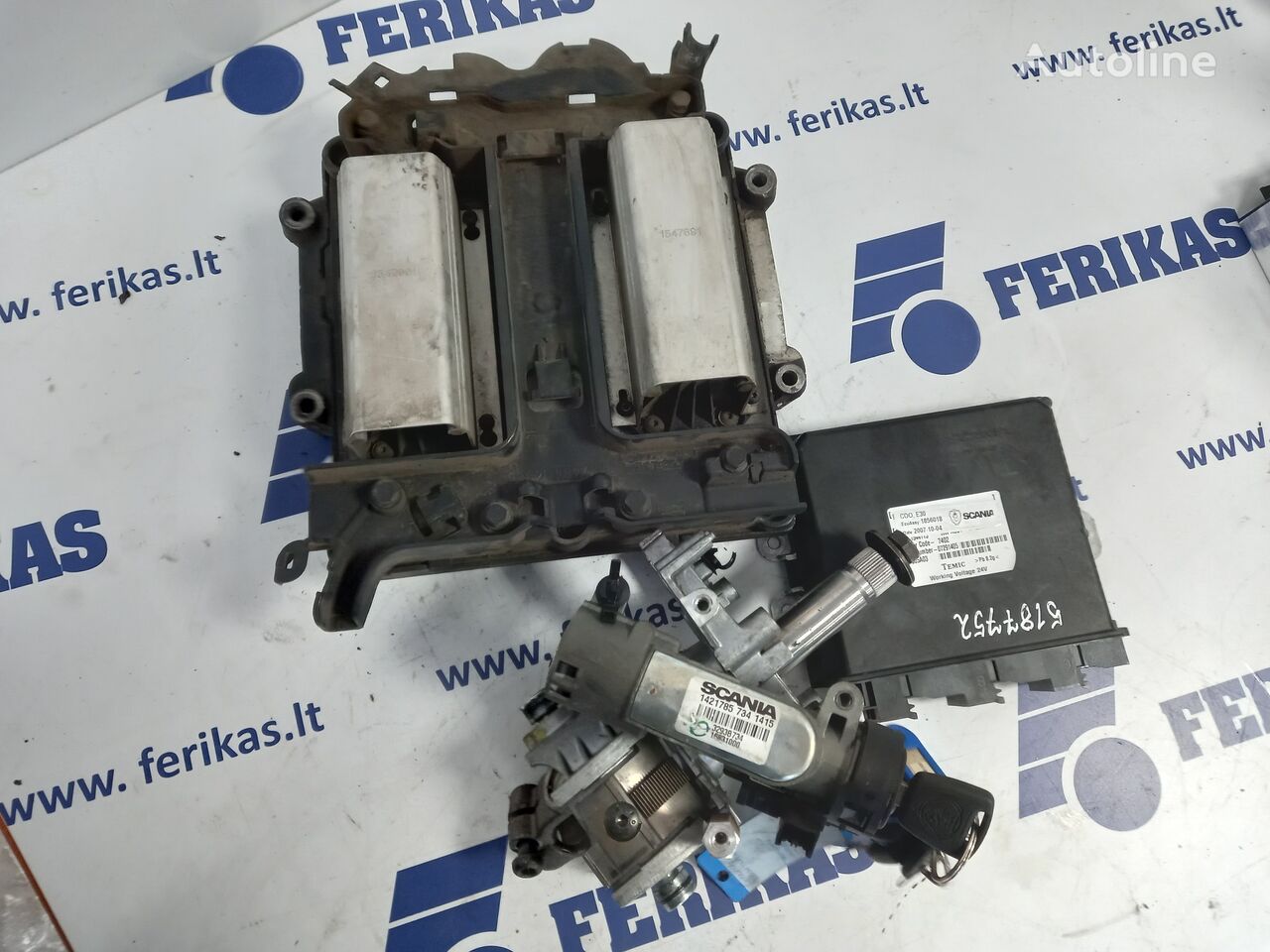 блок управления Scania ECU DC9 1858310, coordinator 1856018, ignition with key 1421785 для тягача Scania