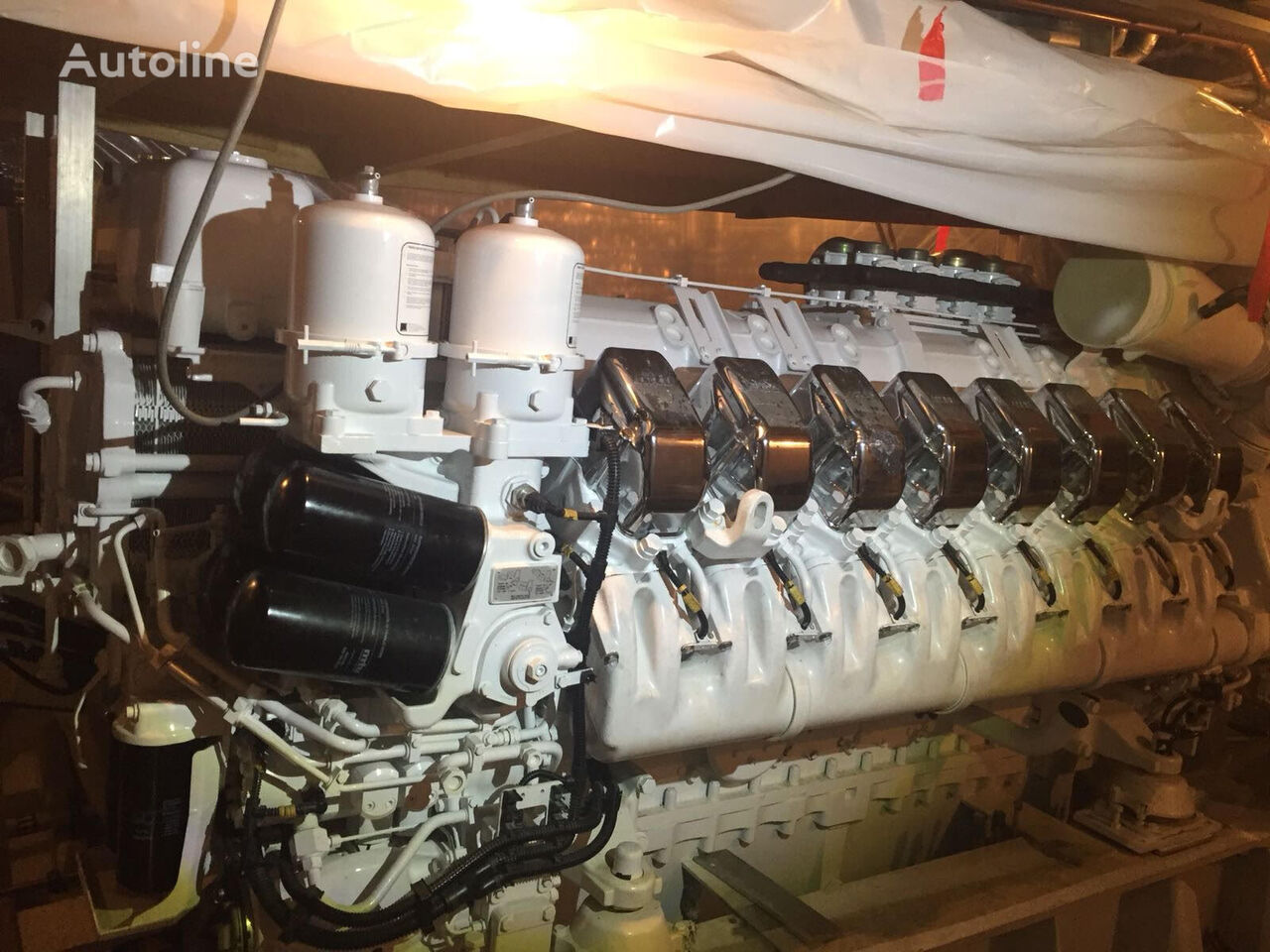 двигатель MTU M90 MARINE 16V4000M90 для кемпера MAN