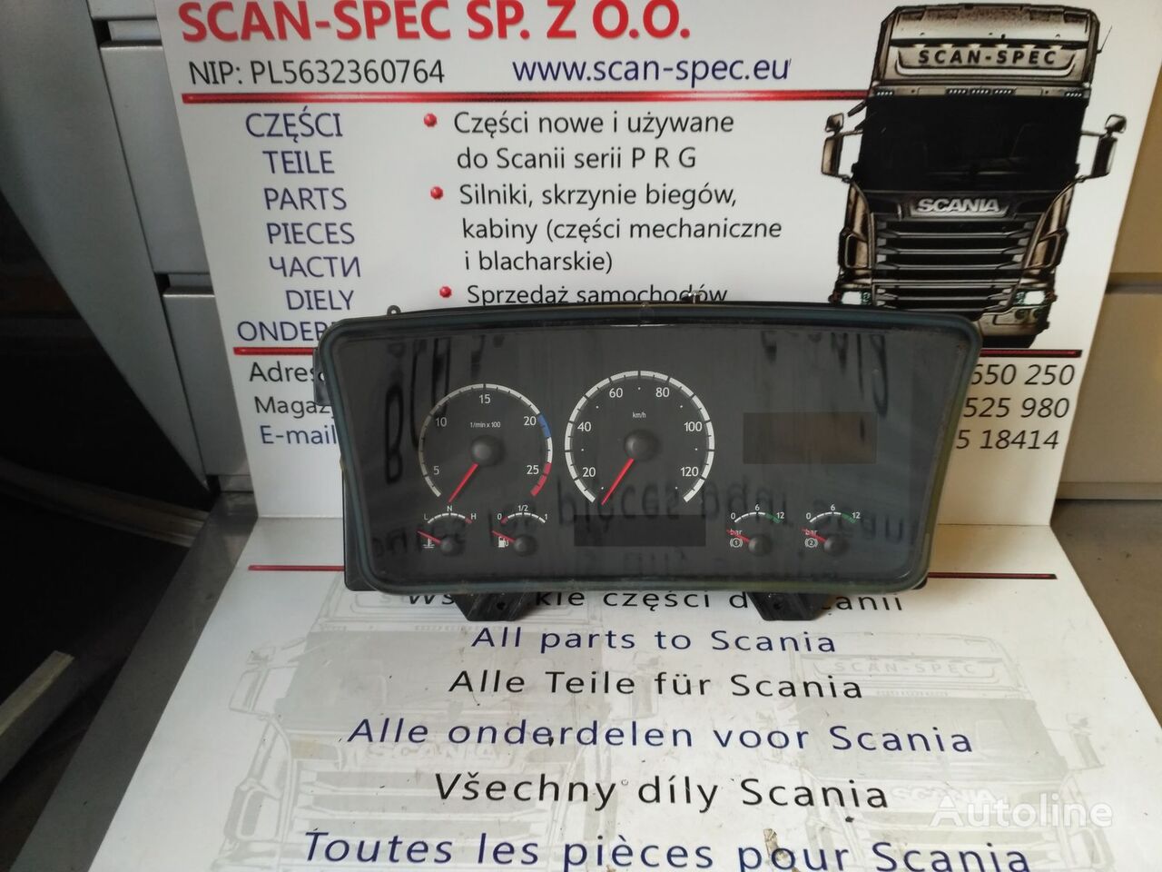 панель приборов Licznik Zegary для тягача Scania P R G T